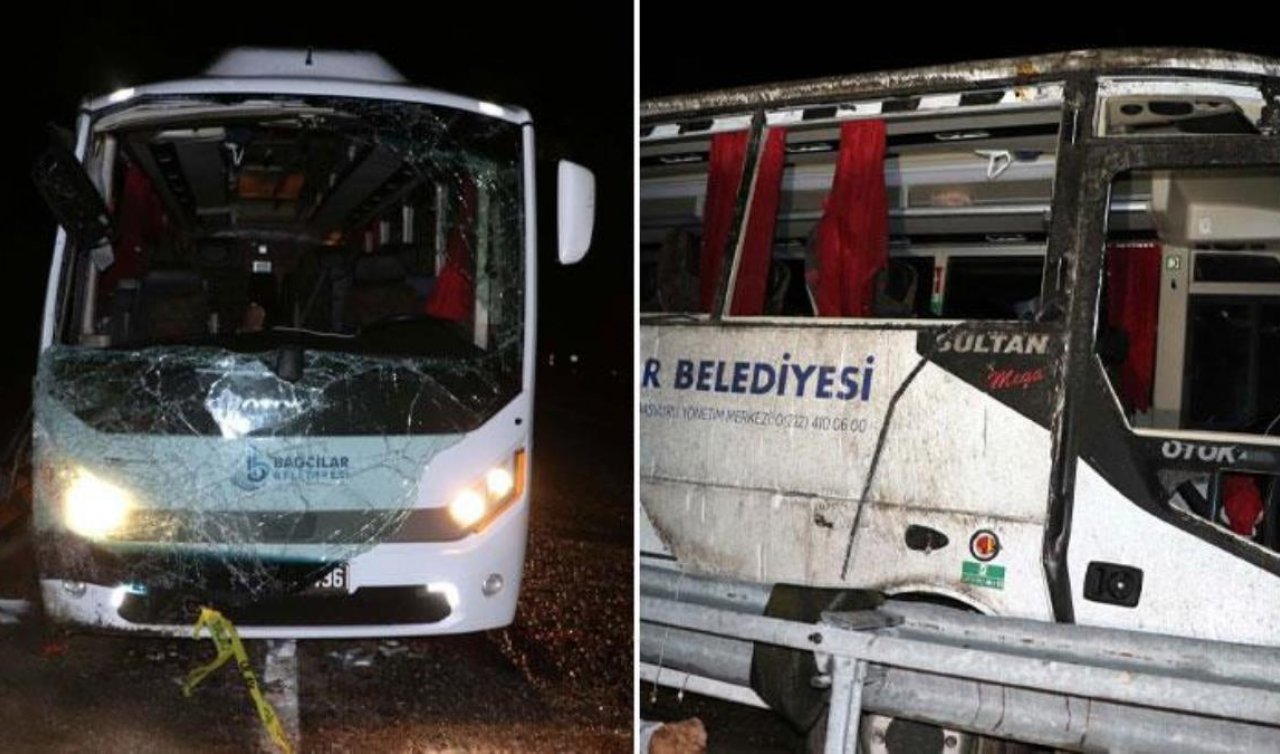  Yolcu otobüsü devrildi!  3 kişi öldü, 19 kişi yaralandı