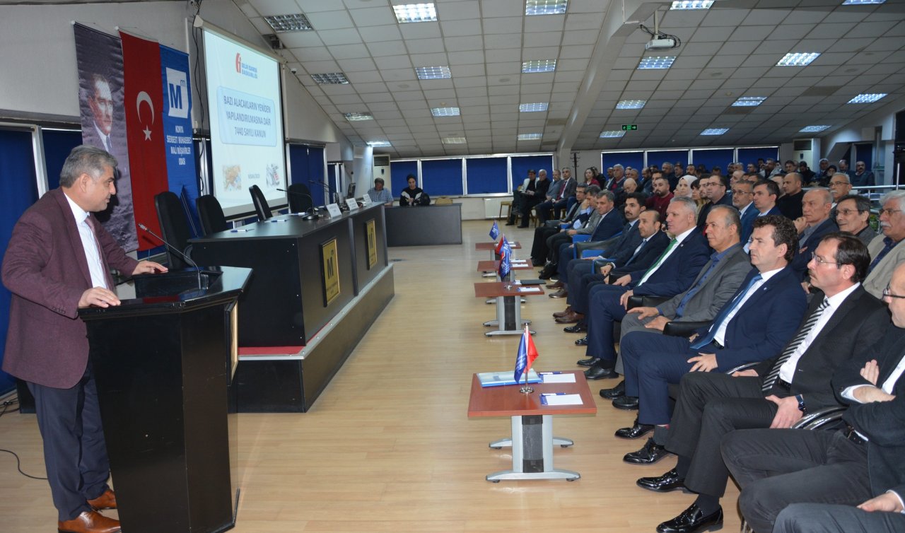 Konya SMMMO’da borç yapılandırma bilgilendirme semineri