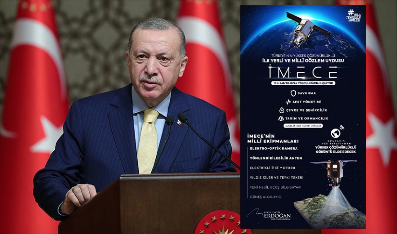İlk gözlem uydumuz İMECE 11 Nisan’da uzaya fırlatılacak