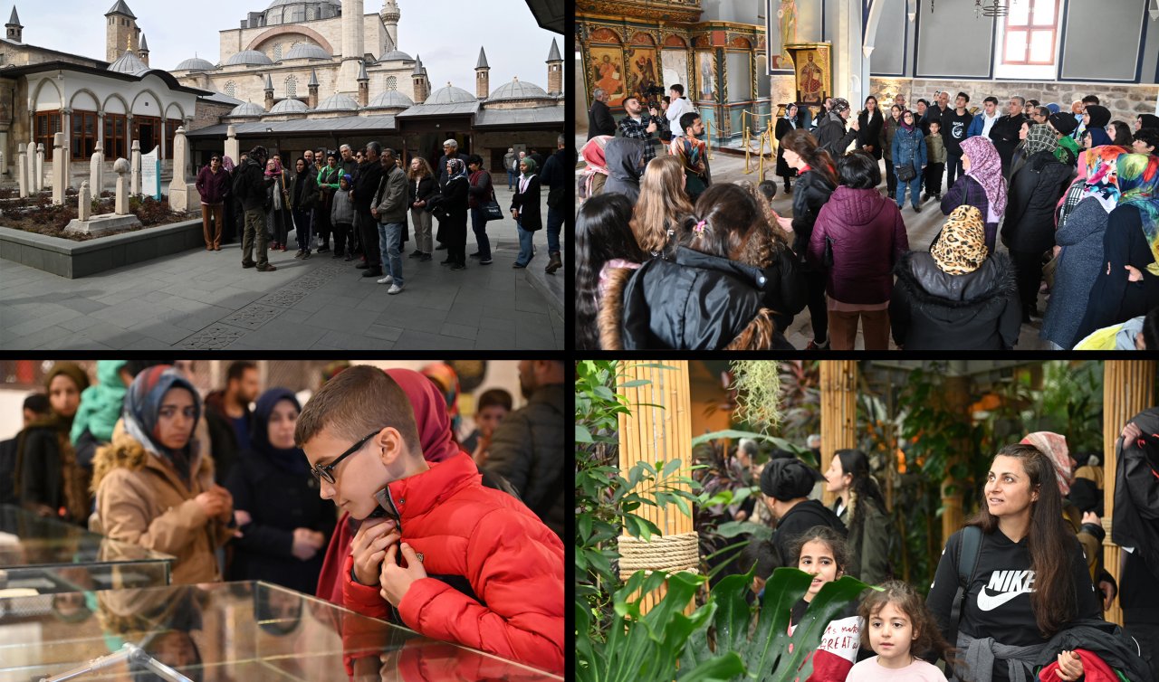 Konya’da “Şehrimi Tanıyorum Programı’’ afetzede misafirleri ağırladı
