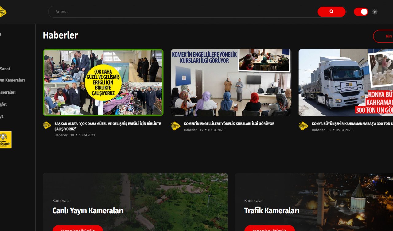 Konya BüyükşehirTV yeni yüzüyle hizmet veriyor