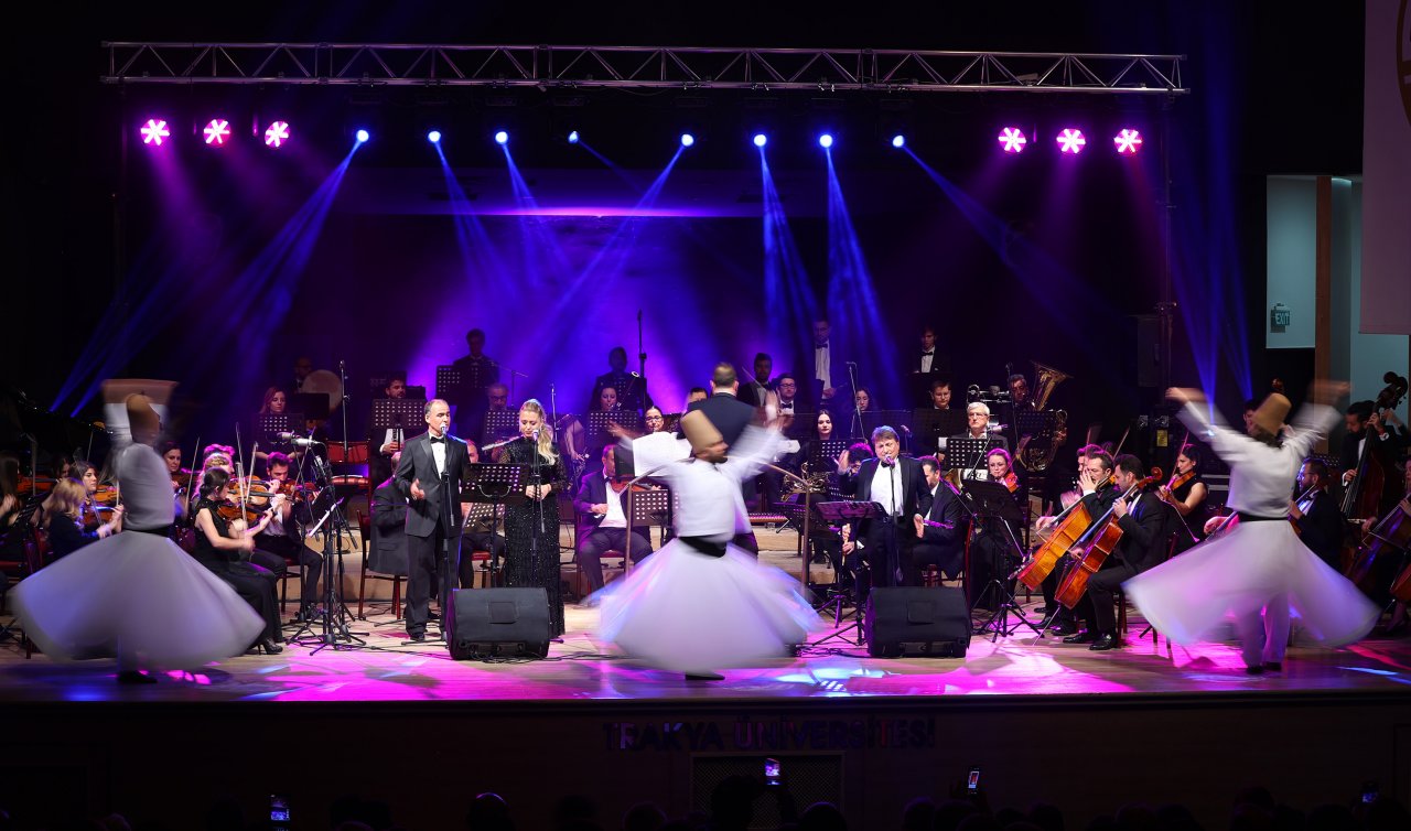 Konya semazenleri Edirne’de sema gösterisi sundu