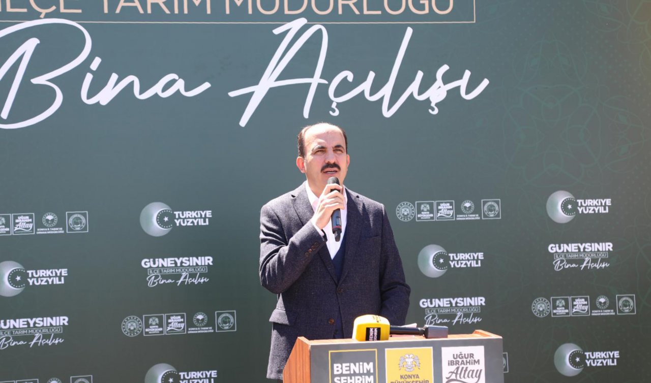 “Mutlu ve müreffeh bir Konya inşa etmek için çalışıyoruz’’