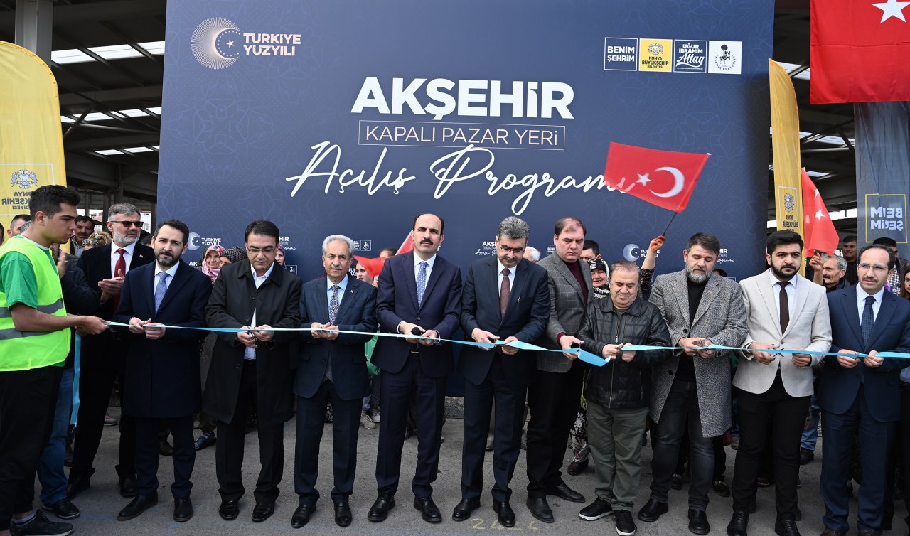 Akşehir’de Kapalı Pazar Yeri’nin açılışı yapıldı