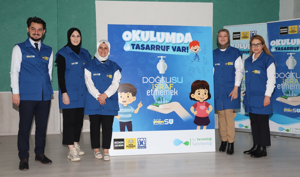 KOSKİ okullarda su tasarruf bilinci kazandırıyor 
