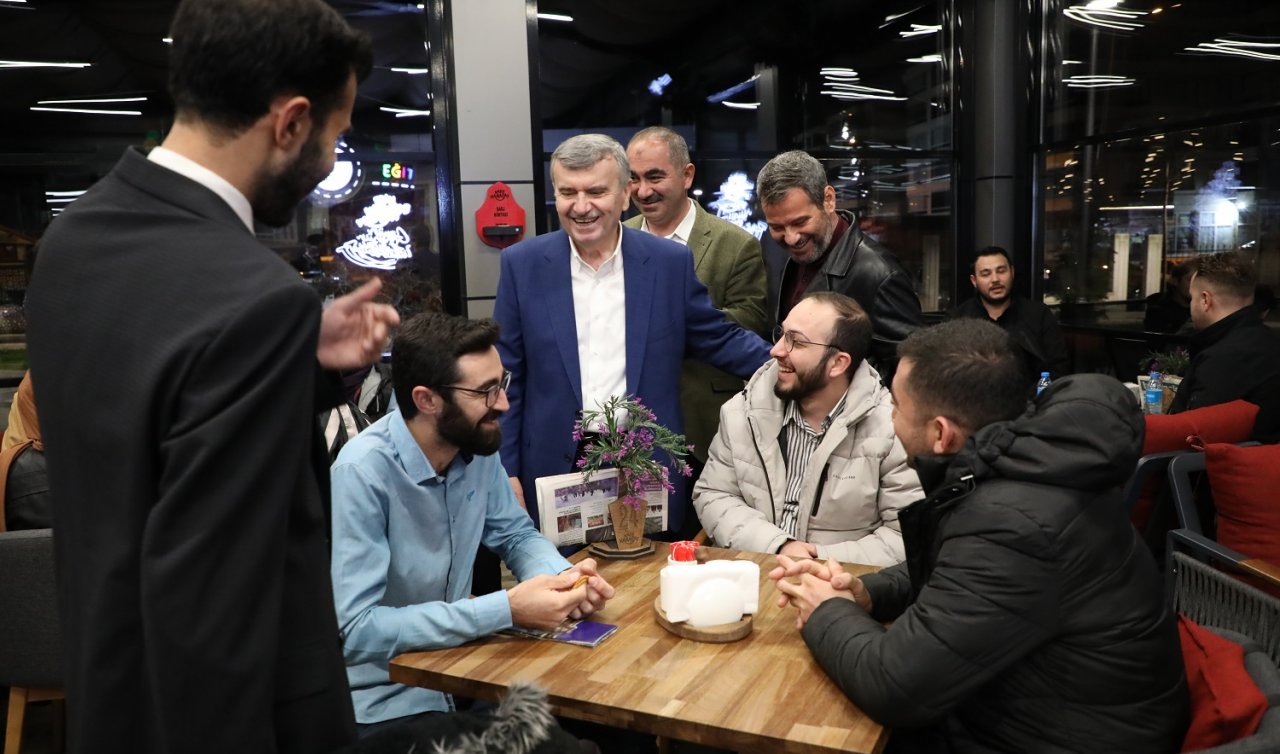 Başkan Kılca ve Tahir Akyürek iftarını Şefkat Evi’nde açtı