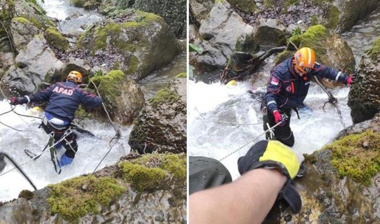 Dereye düşen kızını kurtarmak için atladı! İkisinin de cesedini buldular