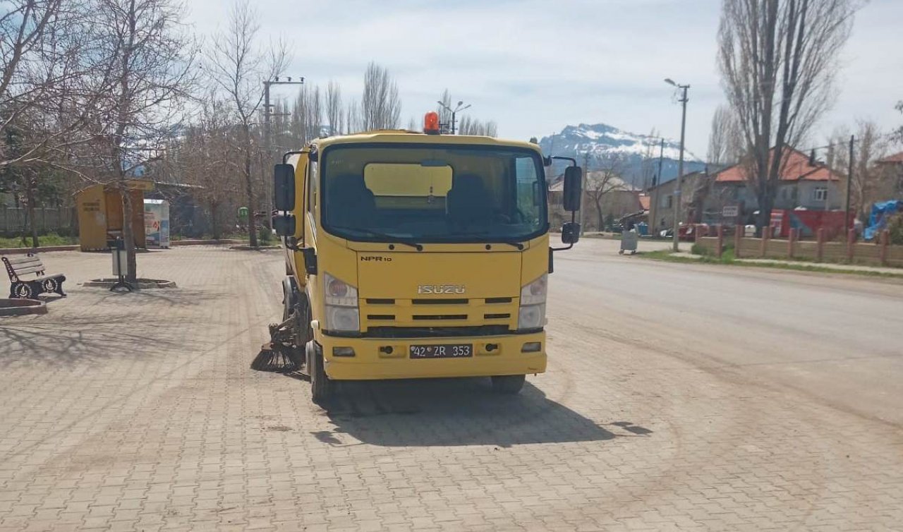 Seydişehir’de bayram öncesi temizlik çalışmaları başladı