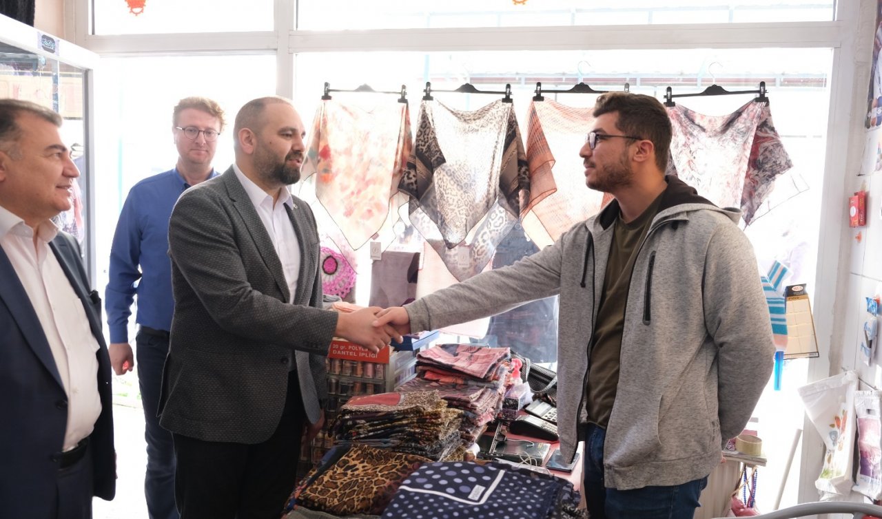 AK Parti Konya Milletvekili adayları Erdem ve Sevencan Ereğli’de 