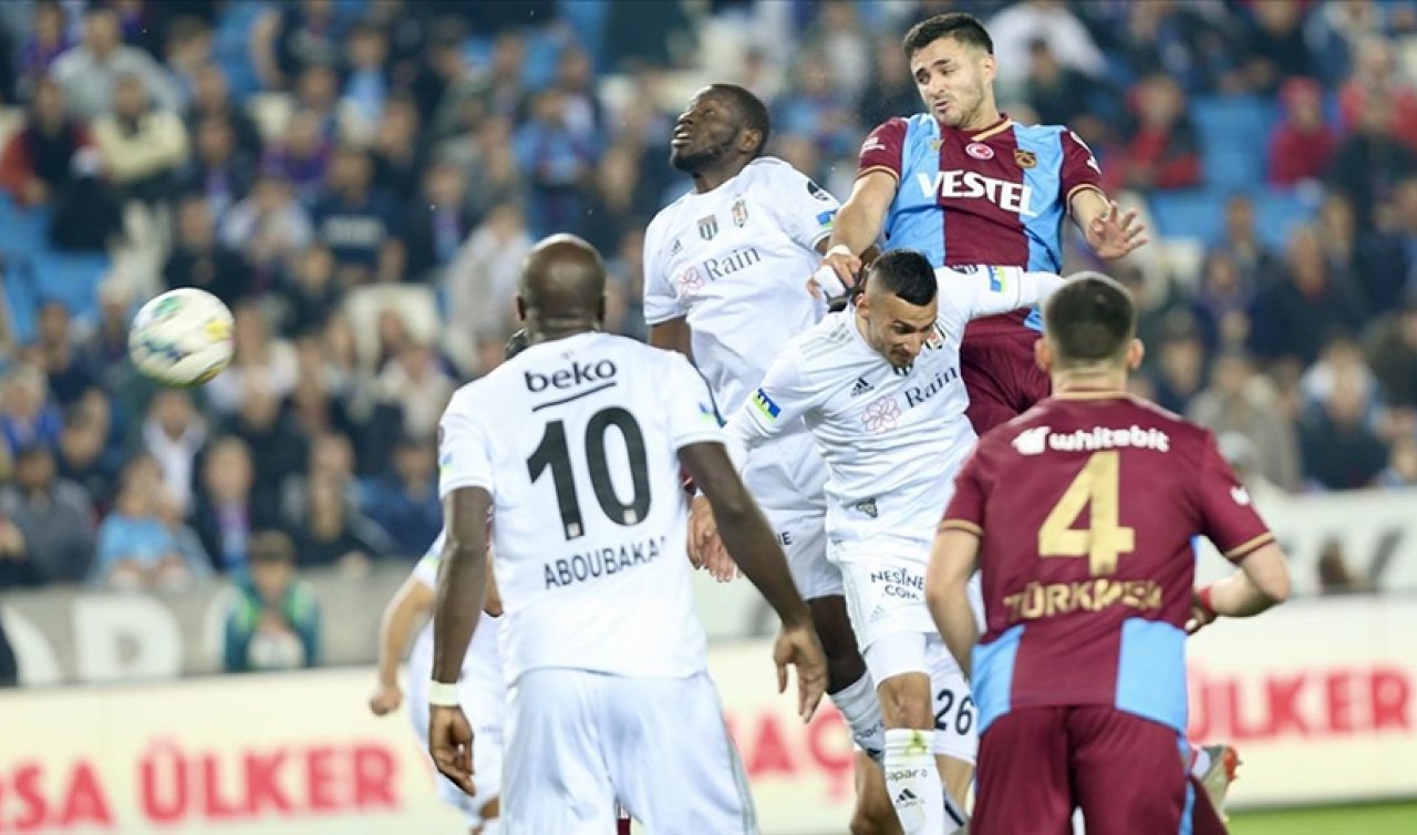 Trabzonspor ile Beşiktaş berabere kaldı
