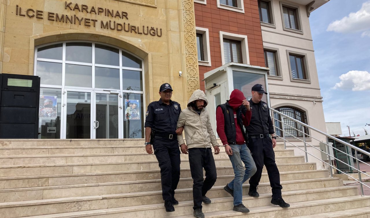 Konya’da hırsızlık şüphelisi 2 kişi tutuklandı
