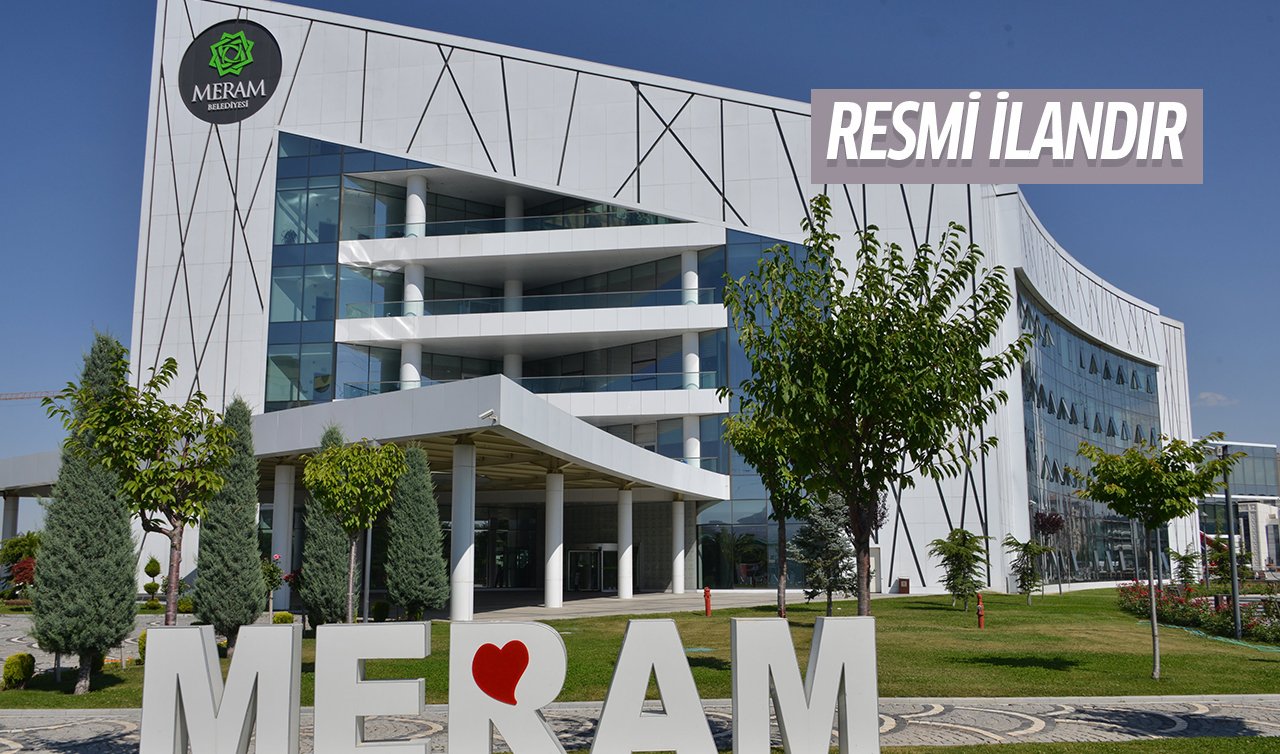 Meram Belediyesi’ne ihale ile inşaat demiri alınacak