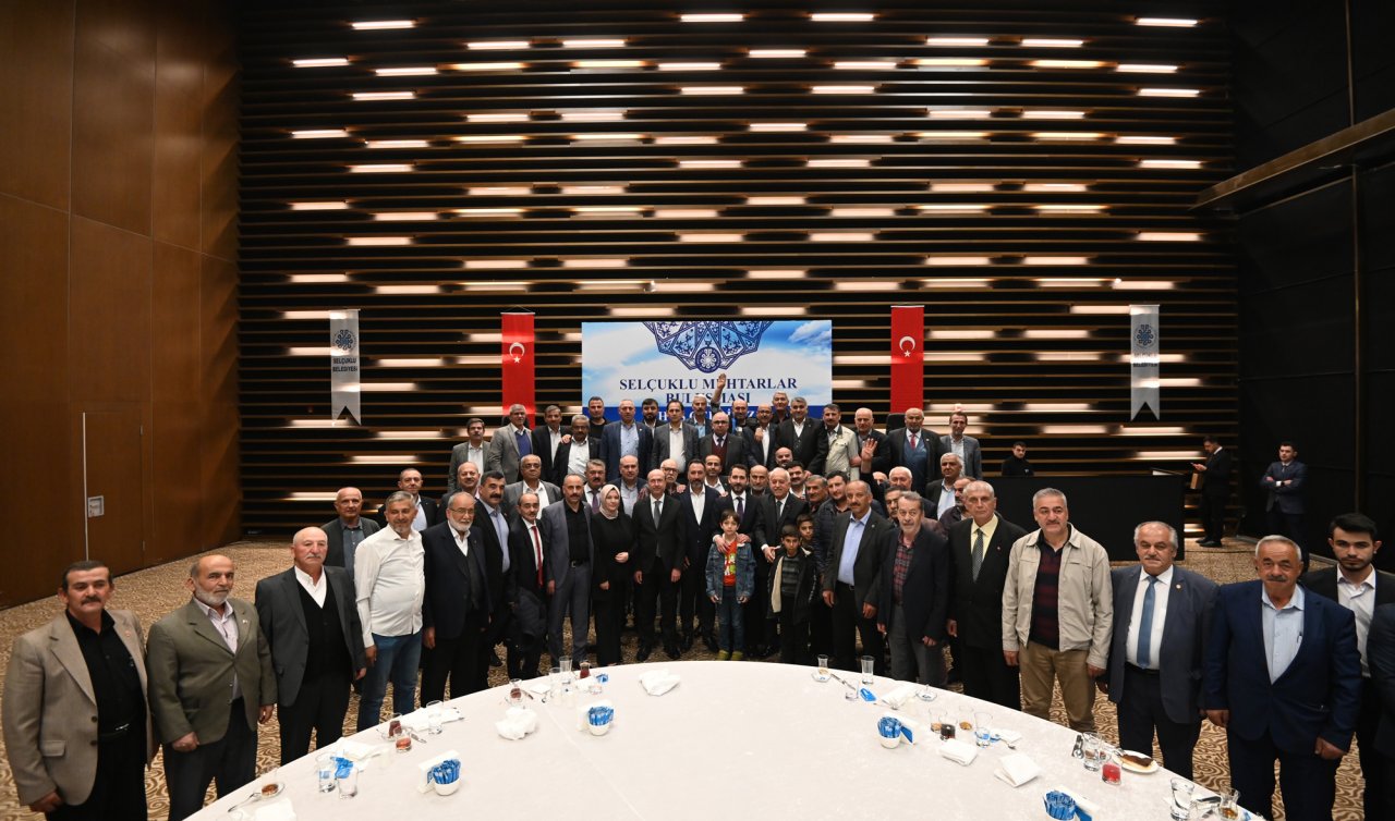 Selçuklu’da muhtarlar iftar programında buluştu