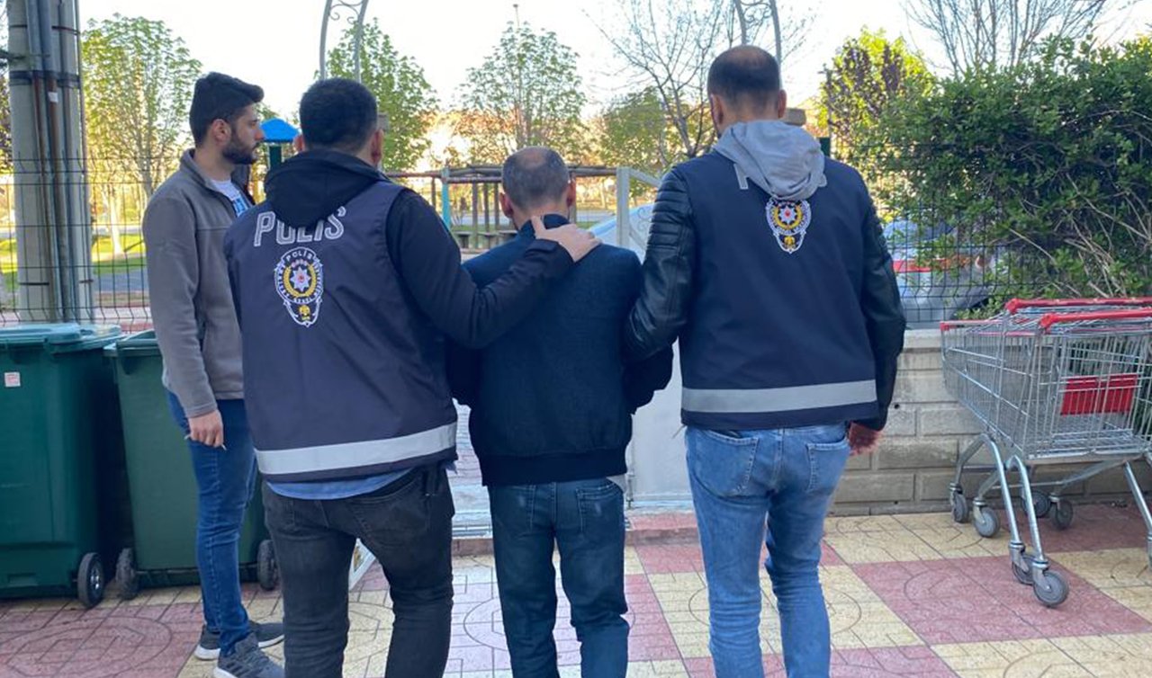Konya’da operasyon! 566 yıl hapis cezası 