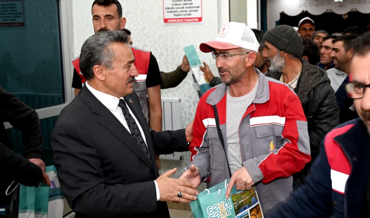 Başkan Tutal personelle bayramlaştı