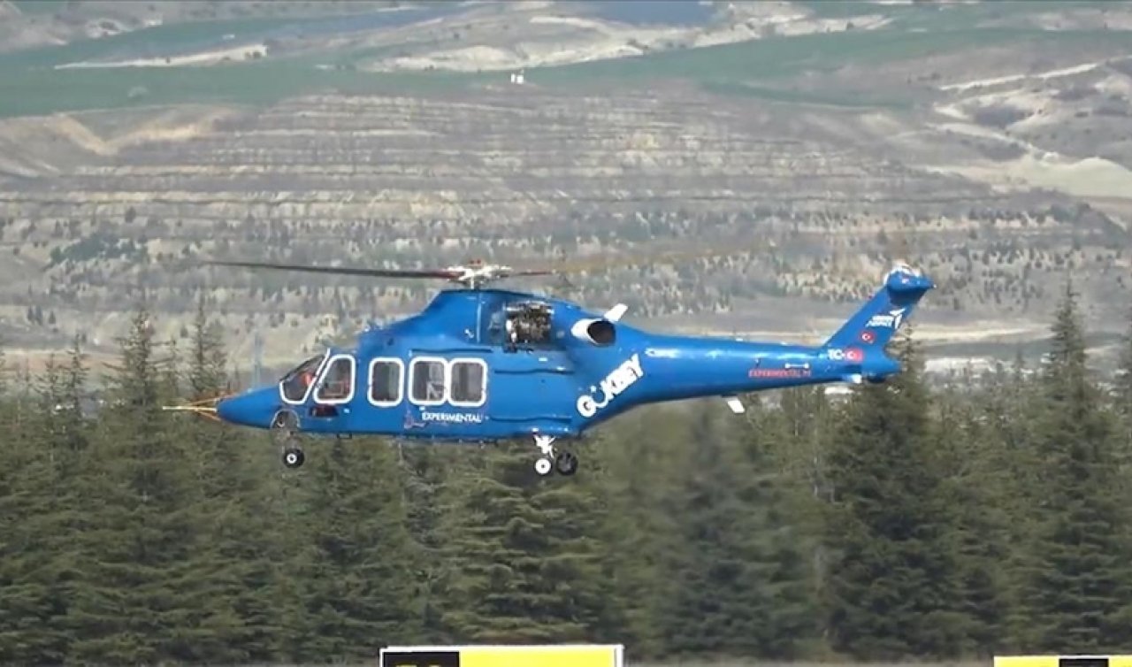 GÖKBEY helikopteri yerli ve milli motorla uçtu