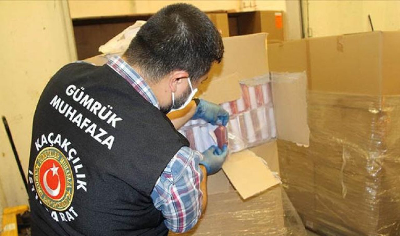 Geçen yıl 187 milyon liralık kaçak eşya ele geçirildi