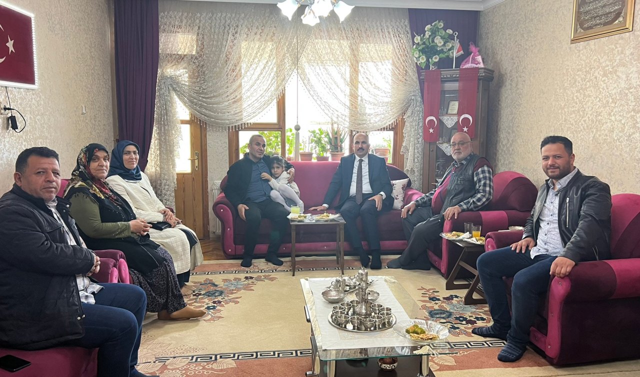 Başkan Altay şehit ve gazi ailelerini ziyaret etti