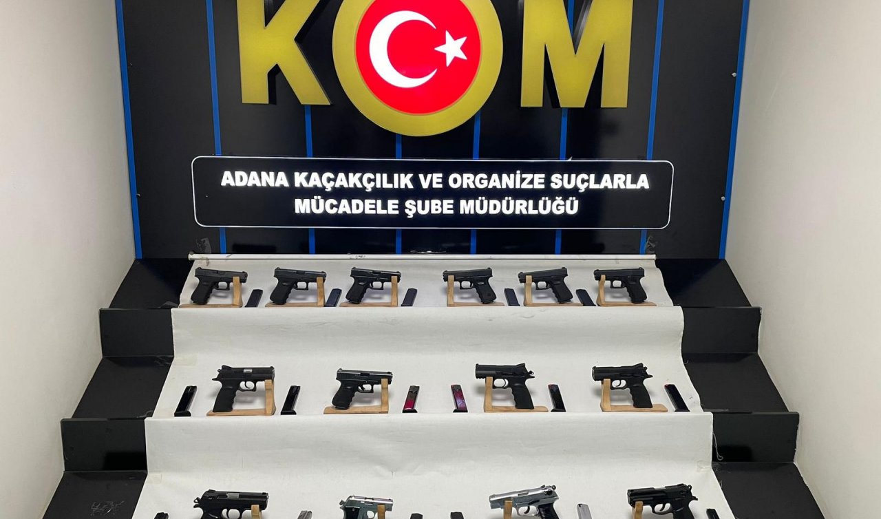 Silah kaçakçılığı operasyonu! Kadınların üzerinden 10 silah çıktı