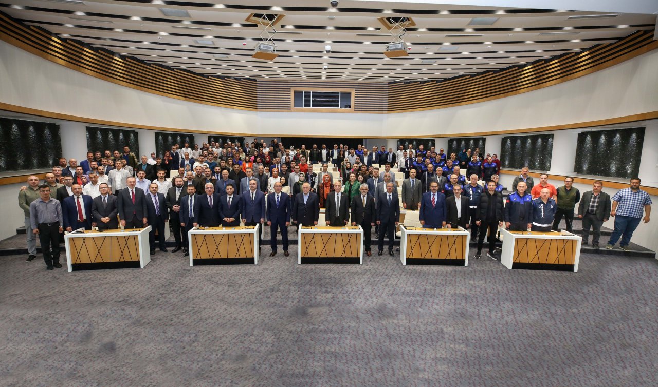 Başkan Kavuş mesai arkadaşlarıyla bayramlaştı