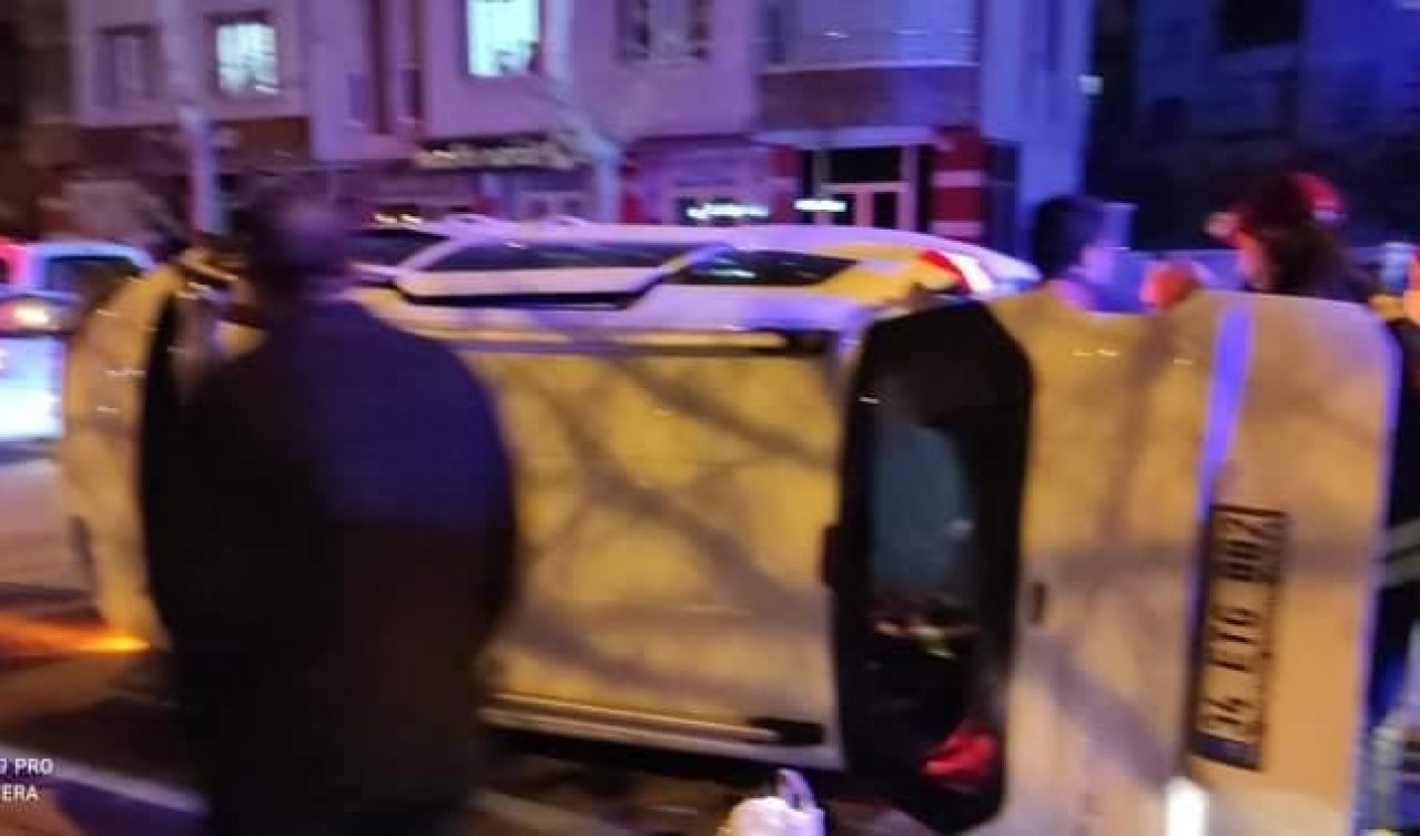 Konya’da kontrolden çıkan araç ağaca çarptı! Sürücü araçta sıkıştı