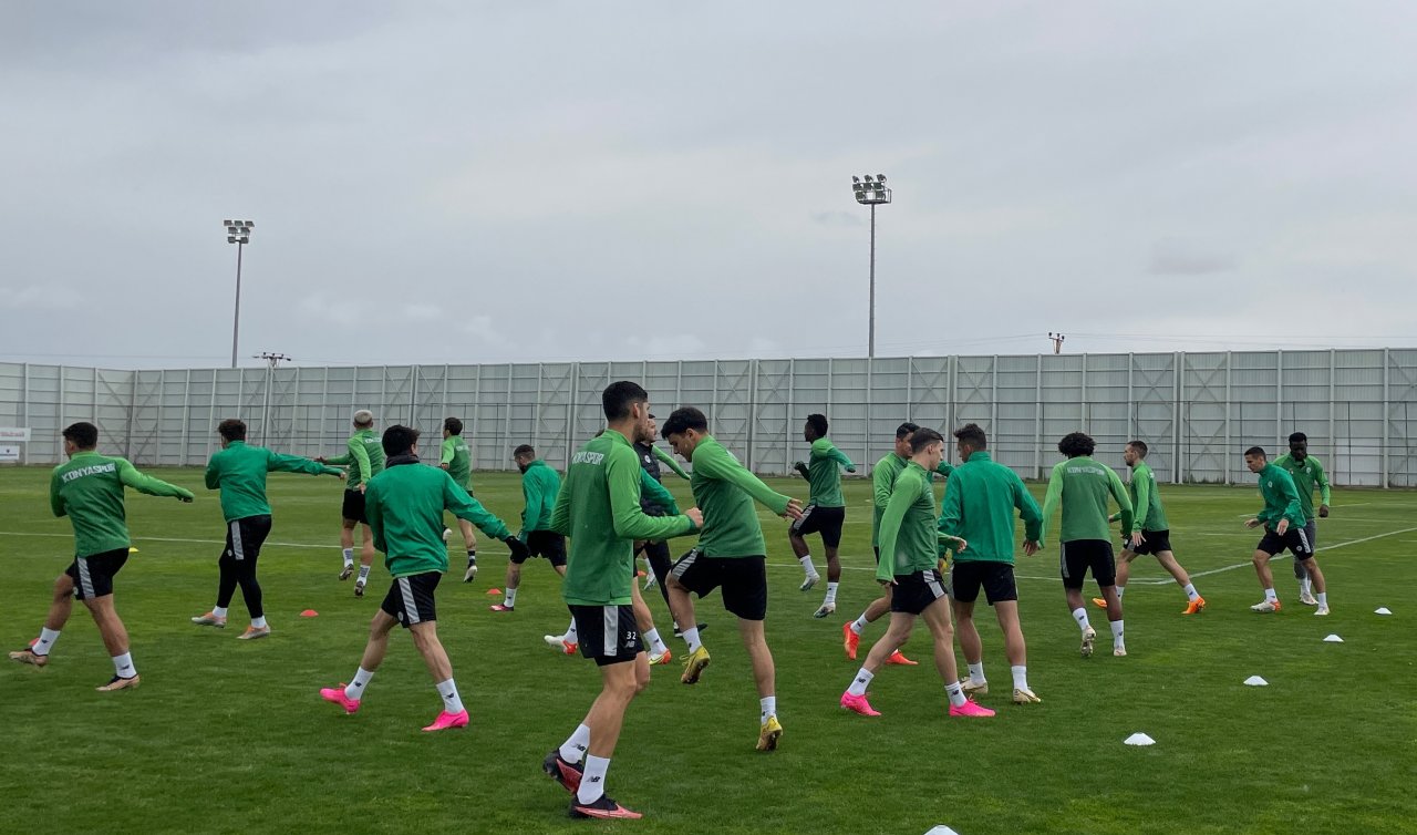 Konyaspor’da Trabzonspor maçı hazırlıkları sürüyor