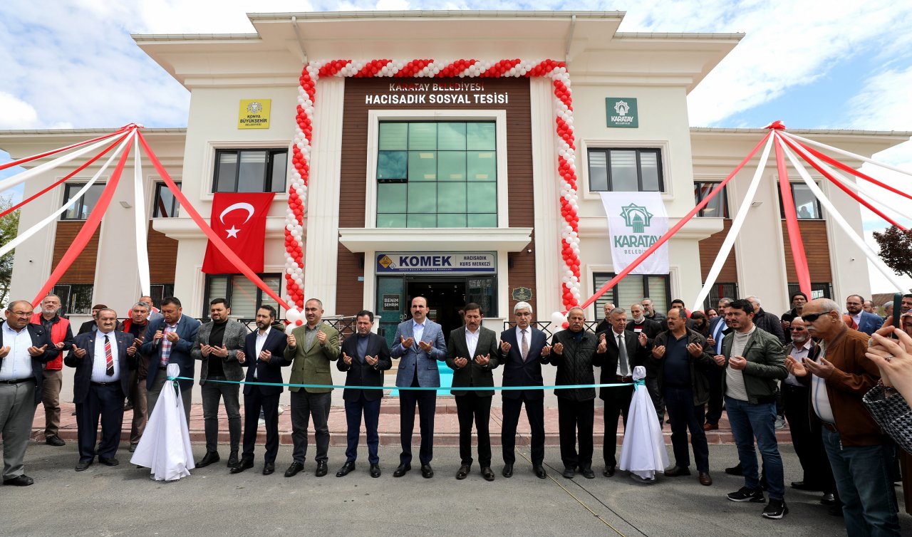 Konya’ya 35 milyon TL’lik yatırımla “Hacısadık Sosyal Tesisi’’ kazandırıldı 