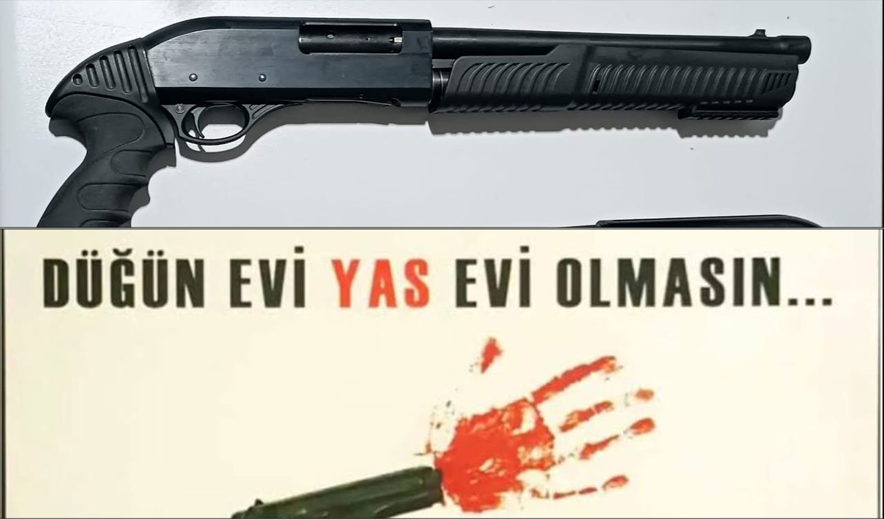 Konya’da asker eğlencesinden pompalı tüfek çıktı!