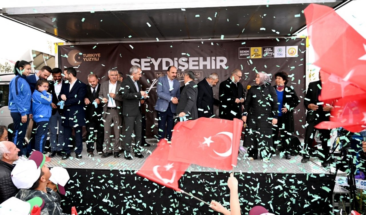 Konya’nın en büyük millet bahçelerine bir yenisi daha eklendi! 