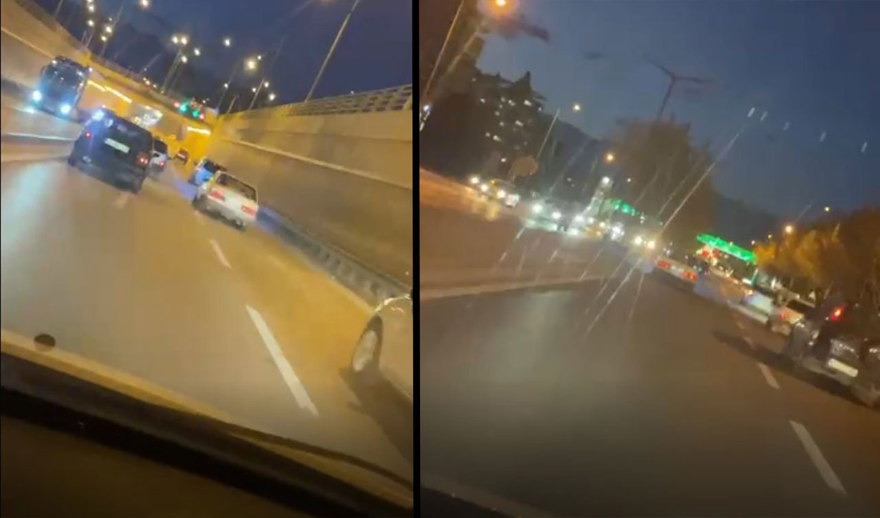 Peş peşe makas attı! Konya trafiğinde tehlikeli anlar