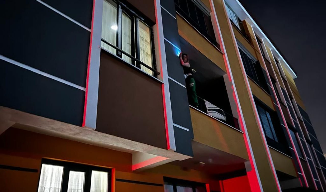Konya’da alkollü kadın kendini ve kızını eve kilitledi!