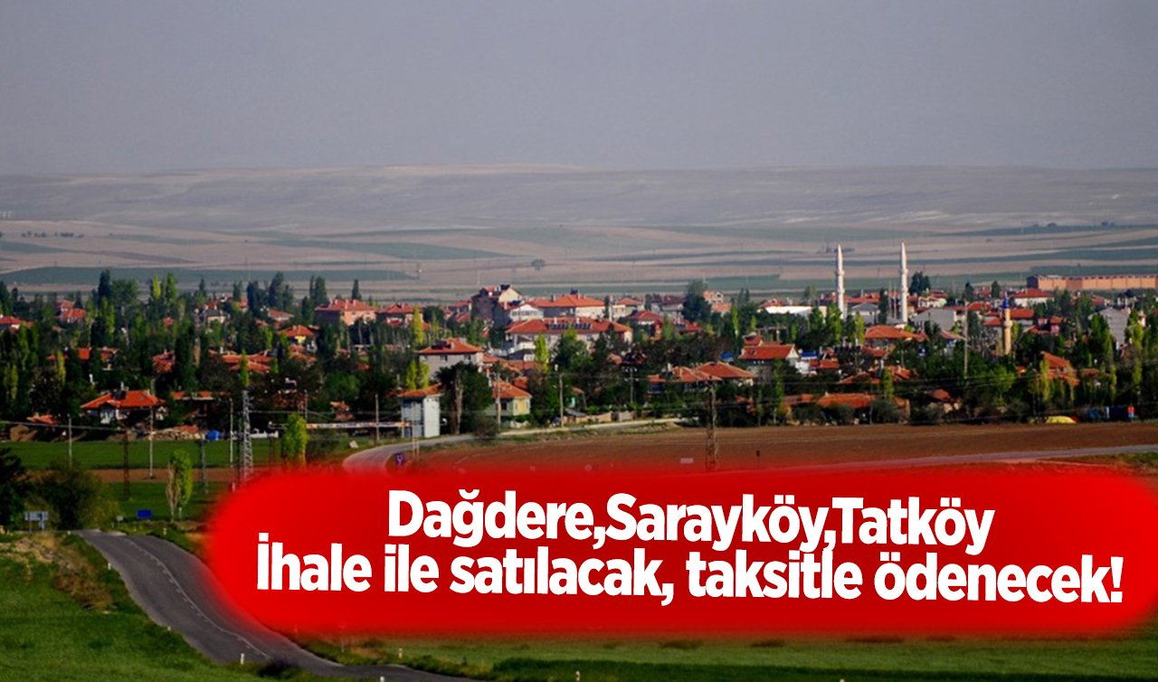 Şehrin gürültüsünden sıkılanlara fırsat! Konya’ya yakın 15 arsa ihale ile satılacak