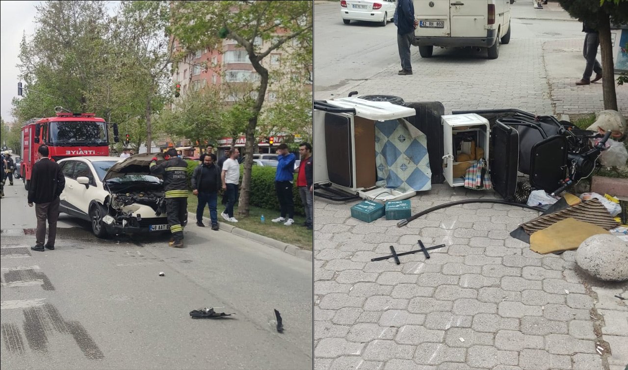 Konya’da kaza! Elektrikli motosikletiyle otomobil çarptı