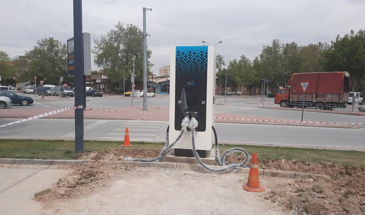 Türkiye’de 40 tane var! Konya’nın ilk TOGG şarj istasyonu buraya kuruldu