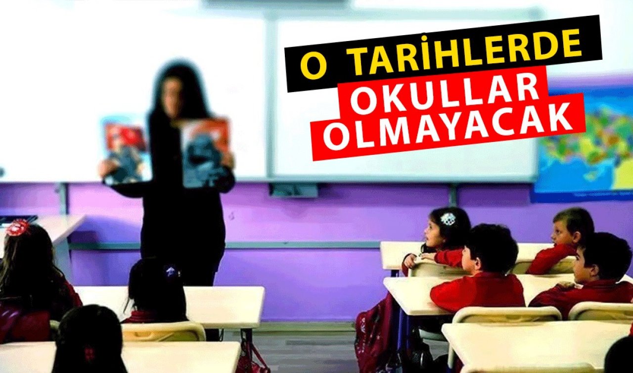 Öğrencilere müjde! MEB 3 gün tatil ilan etti 