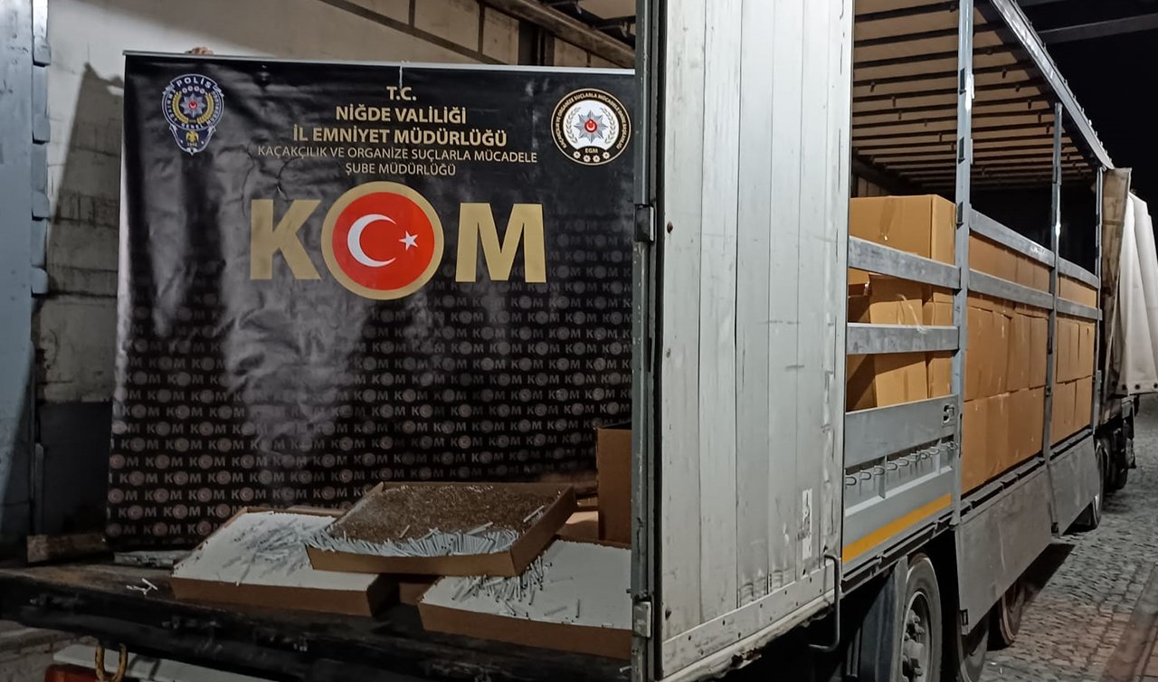 6 milyon 750 bin dolu makaron ele geçirildi