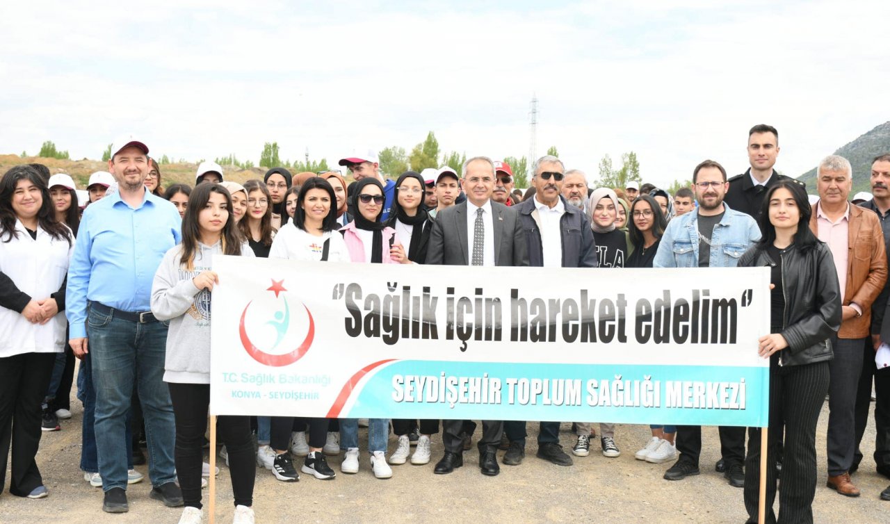 Konya’da sağlıklı yaşam yürüyüşü