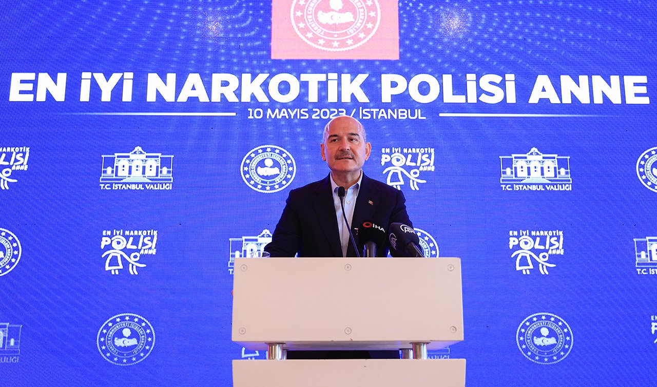 Bakan Soylu, “En İyi Narkotik Polisi Anne“ seminerinde annelerle bir araya geldi