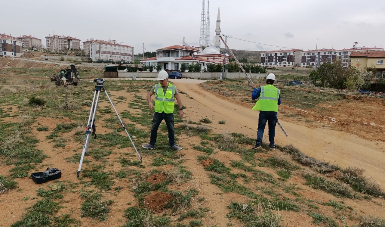 Hüyük’te doğal gaz çalışmaları başladı