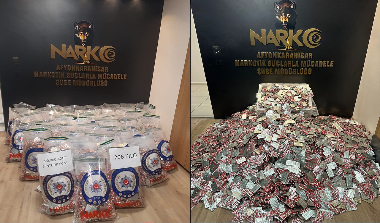 Afyonkarahisar-Konya kara yolunda uyuşturucu operasyonu! 