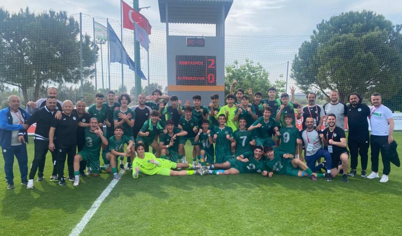 Konyaspor’un gençleri kupa için sahada!