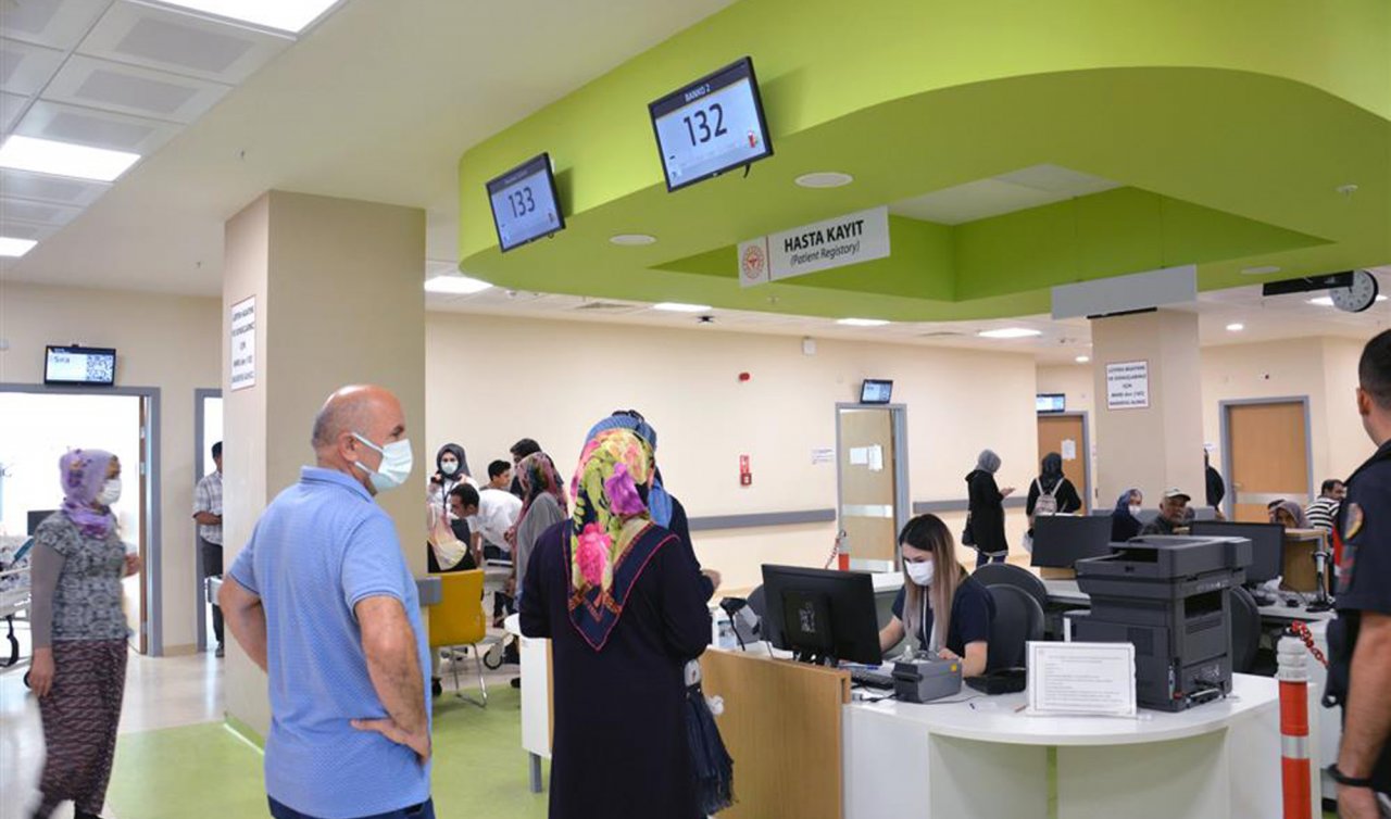 Konya’da kamu hastanelerine 3 ayda “1 Milyon 380 bin’’ başvuru
