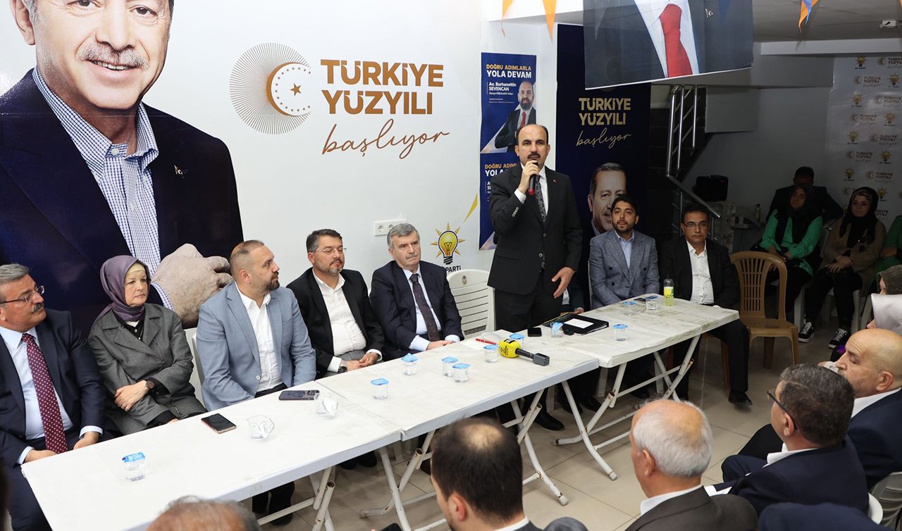 Başkan Altay ve AK Parti Konya milletvekili adayları Ereğli’de buluştu