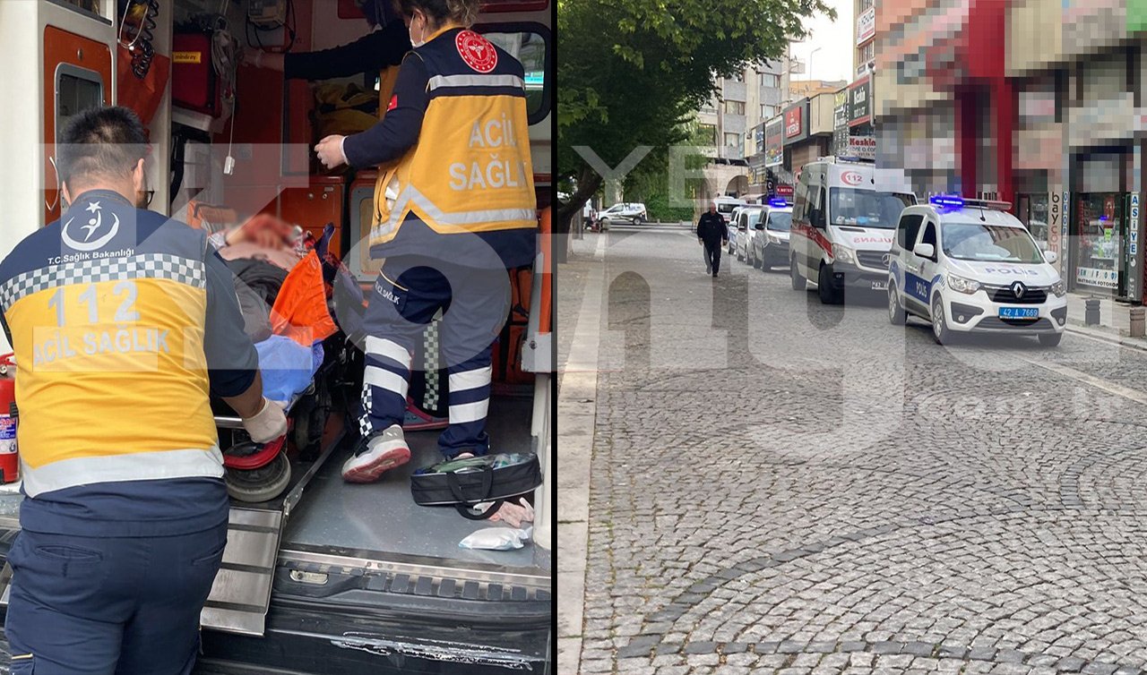 Konya’da silah sesleri yükseldi!  Tüfekle vuruldu