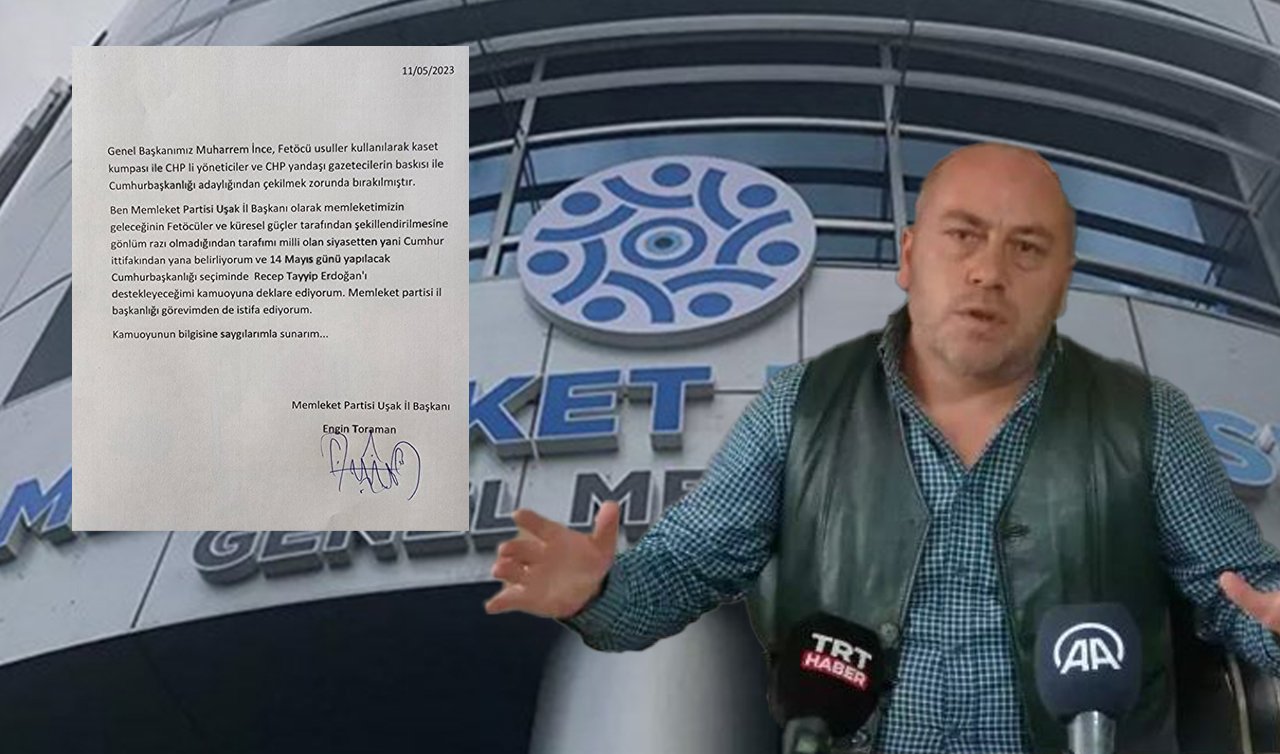 Memleket Partisi İl Başkanından Erdoğan’a destek kararı