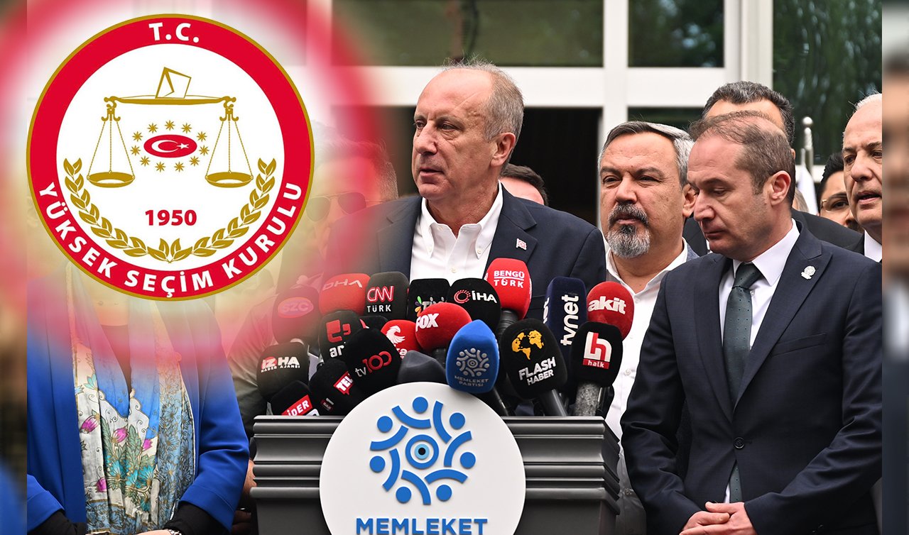 YSK’dan beklenen Muharrem İnce kararı geldi!
