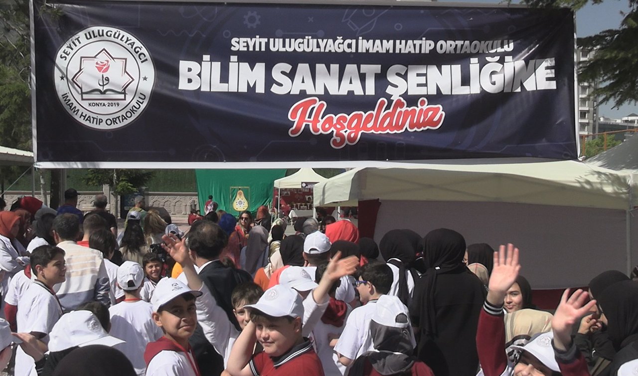 Çocukların bilim sergisinde dikkat çeken detay! Gelecekte çok daha iyilerini yapacaklar!