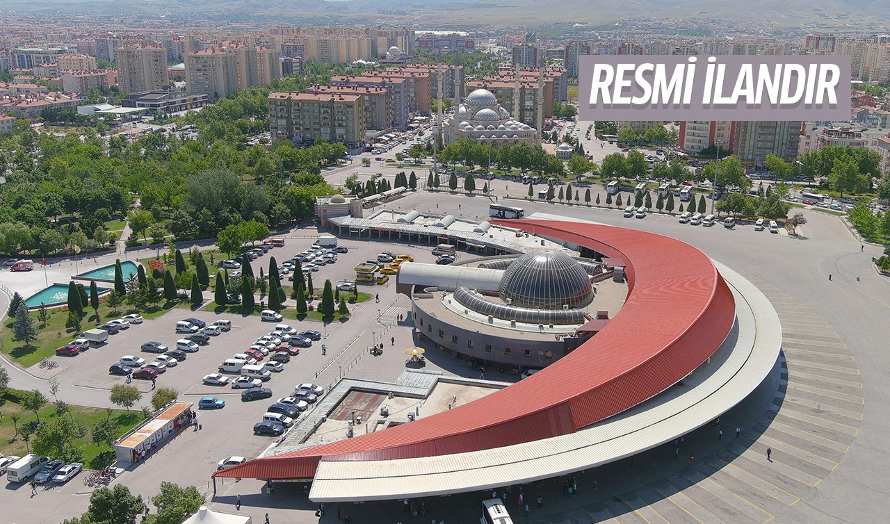 İhale 23 Mayıs’ta! Konya otogarında kiralık dükkan