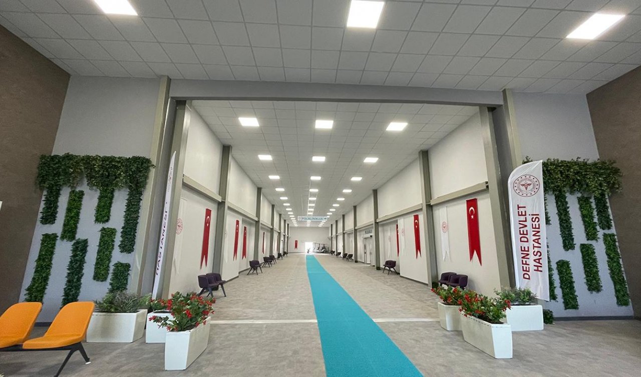 Defne Devlet Hastanesi hasta kabulüne başladı