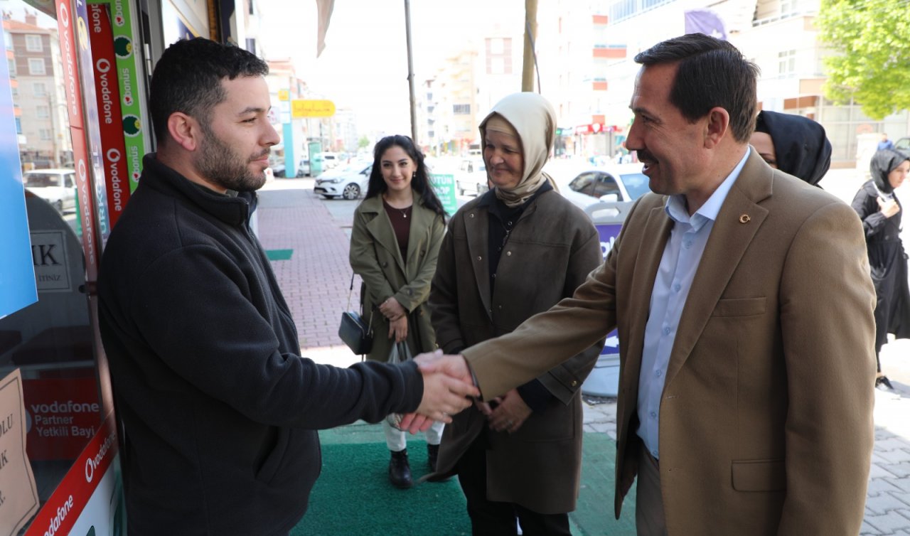 Başkan Kılca ve milletvekillerinden esnafa teşekkür ziyaretleri